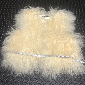 Vintage lamb vest
Real!!! 
Not faux